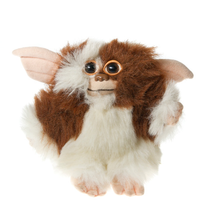 Shrewsbury, Shropshire, UK - February 10th 2012. Product shot of Gizmo from the film Gremlins, the 1984 American horror comedy film directed by Joe Dante, released by Warner Bros.