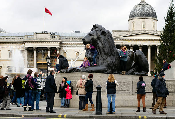 England london Trafalgar square BIG ben clock tower