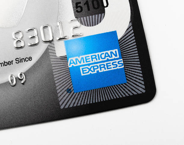 American Express Card Istanbul, Turkey - May 02, 2012: A close up of an American Express Credit Card. American Express is an American multinational financial services corporation. american express stock pictures, royalty-free photos & images