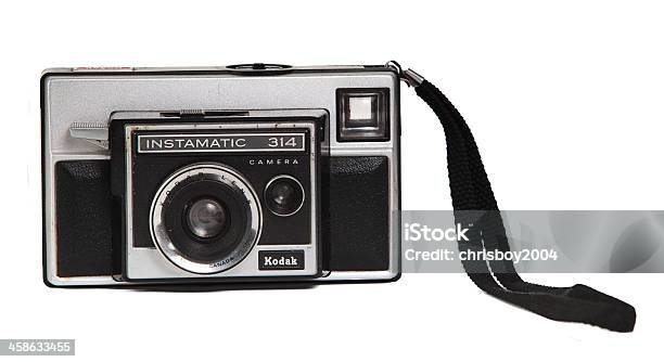 Kodak Camera Stock Photo - Download Image Now - Camera - Photographic Equipment, Color Image, Cut Out