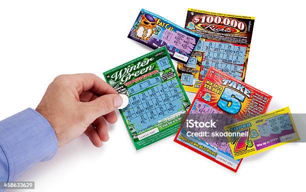 California State Lottoscheine Stockfoto und mehr Bilder von Kratzen - Kratzen, Ticket, Lotterie
