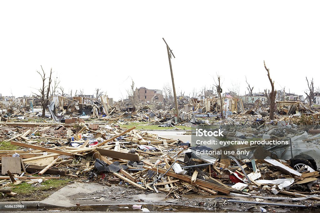 Joplin Missouri poder F5 Tornado resíduos - Royalty-free Joplin Foto de stock