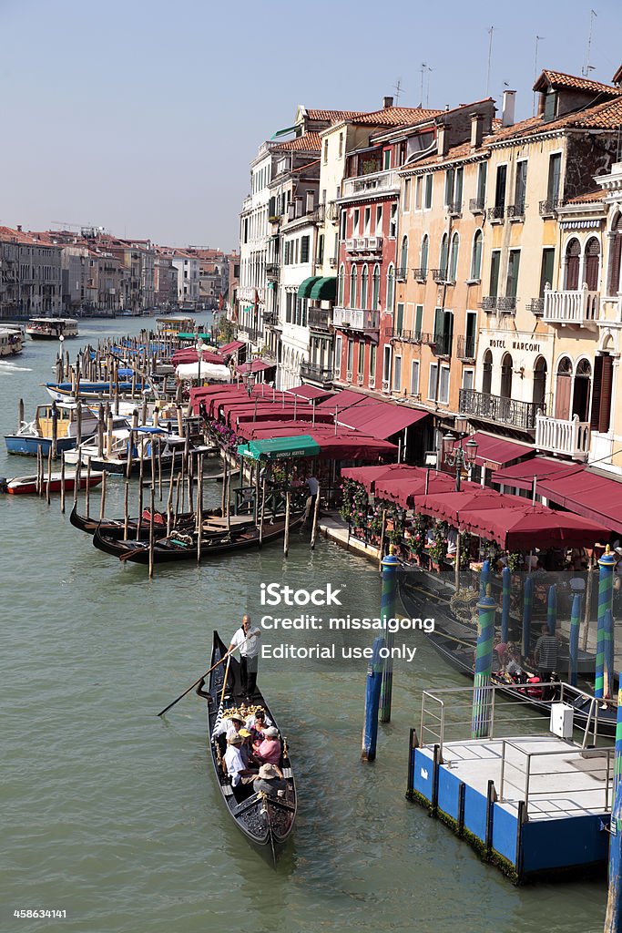 Grande canal de Veneza - Foto de stock de Azul royalty-free