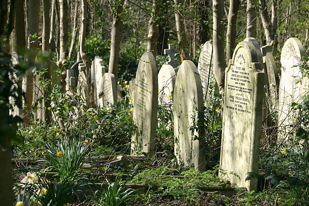 하이게이트 런던, 영국 - highgate cemetery 뉴스 사진 이미지
