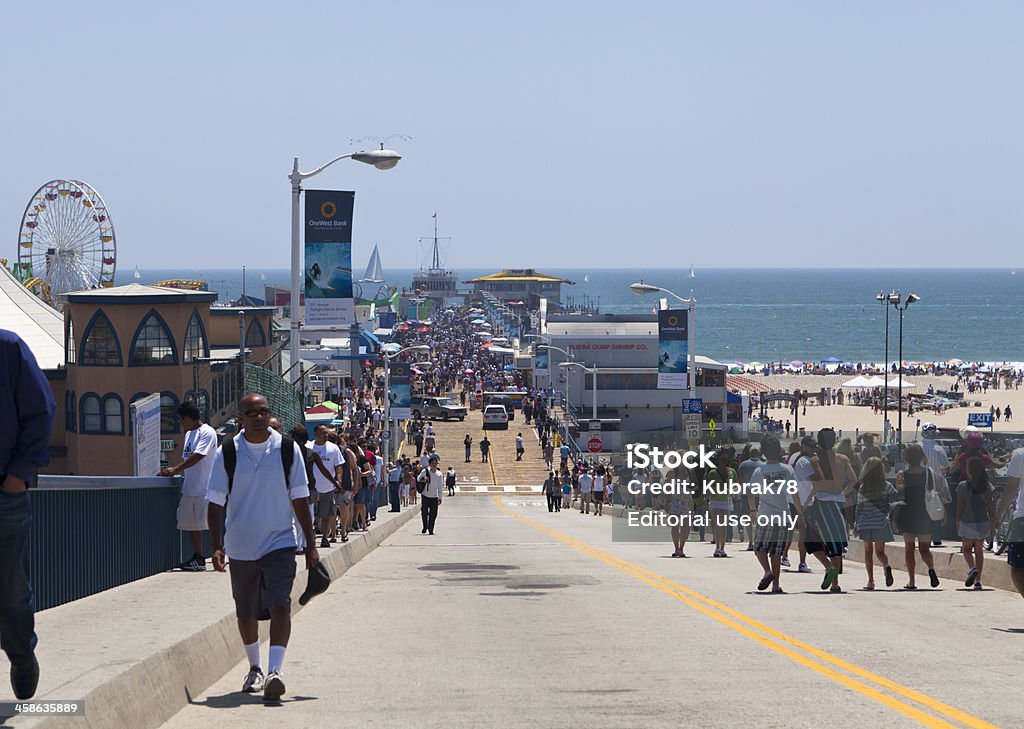 Santa Monica Pier - Foto stock royalty-free di California