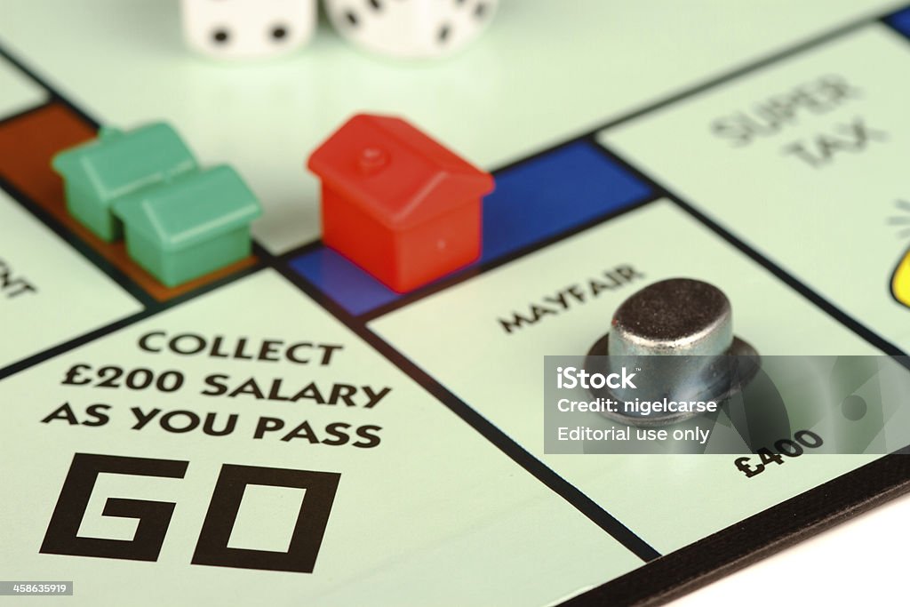 Angielski monopolu Board Game - Zbiór zdjęć royalty-free (Monopoly)