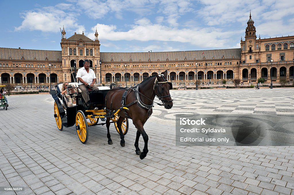 Hiszpański budynku. Sevilla - Zbiór zdjęć royalty-free (Andaluzja)