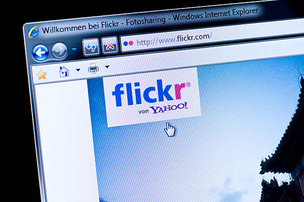 flickr-foto macro de monitor tela real - flickr browser internet photography - fotografias e filmes do acervo