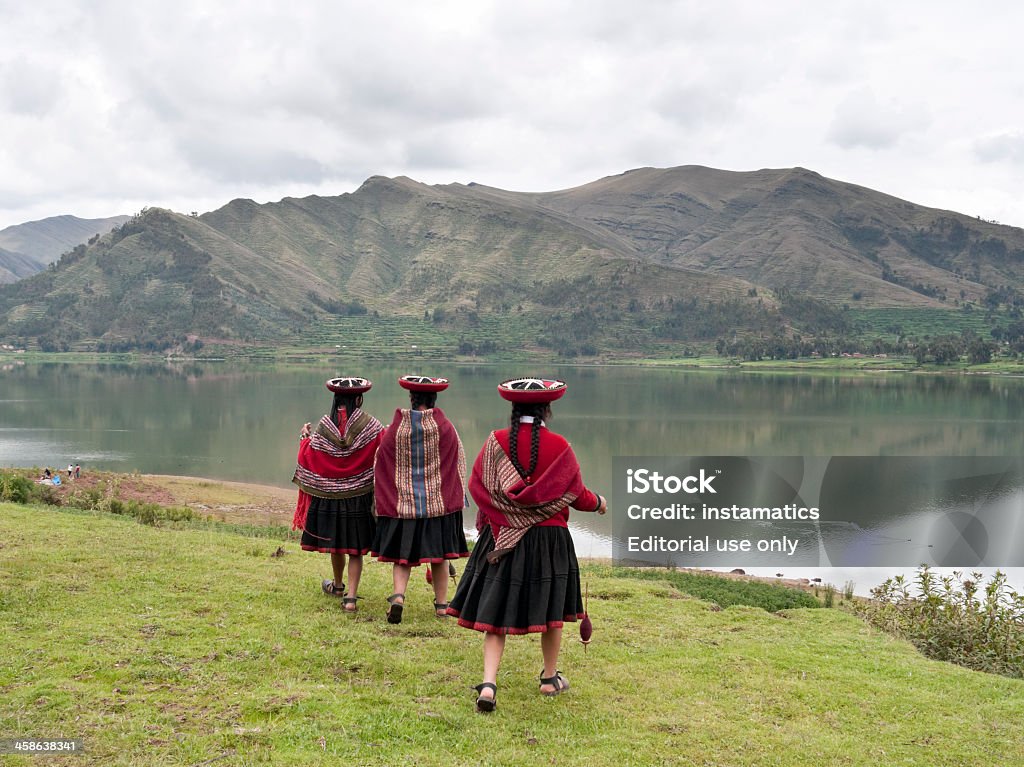 Chinchero, Urubambatal in Peru - Lizenzfrei Anden Stock-Foto