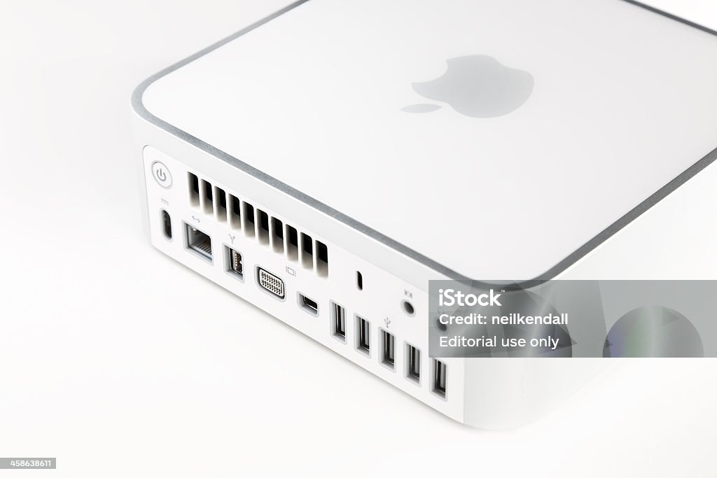 Apple Mac Mini - Foto de stock de Blanco - Color libre de derechos