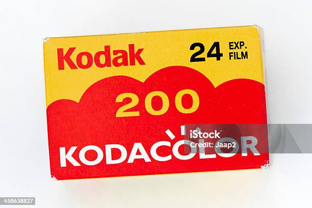 Kodacolor Rullino Iso 200 24 Exp - Fotografie stock e altre immagini di Bianco - Bianco, Close-up, Composizione orizzontale
