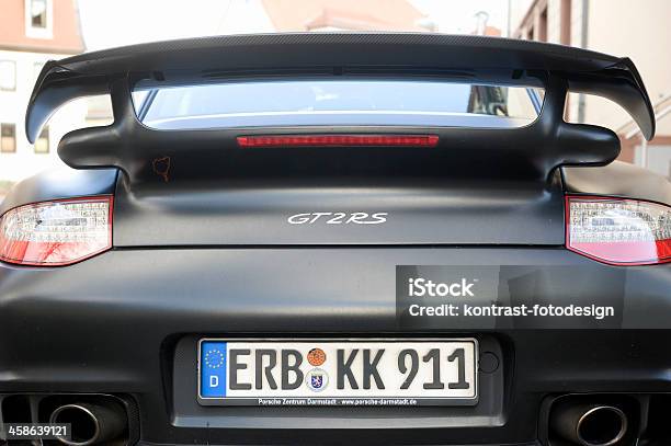 Porsche 911 Gt 2 Rs Stock Photo - Download Image Now - License Plate, Porsche, German Culture