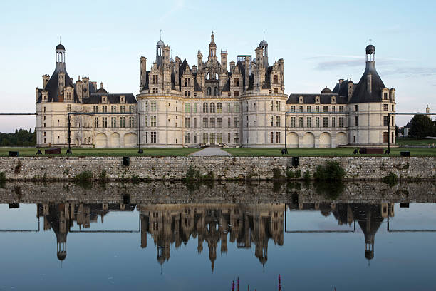 Castle of Chambord stock photo