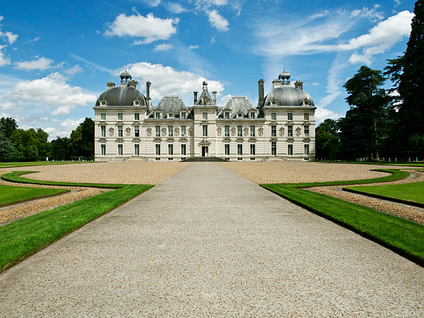 Cheverny Castle stock photo