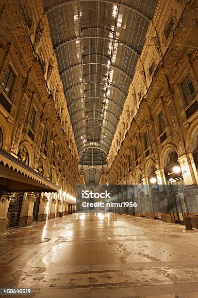 Galleria Vittorio Emanuele Ii Bei Nacht Mailand Italien Stockfoto und mehr Bilder von Alt