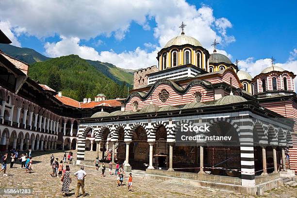 Rila Monastery Stock Photo - Download Image Now - Architectural Dome, Architecture, Blue