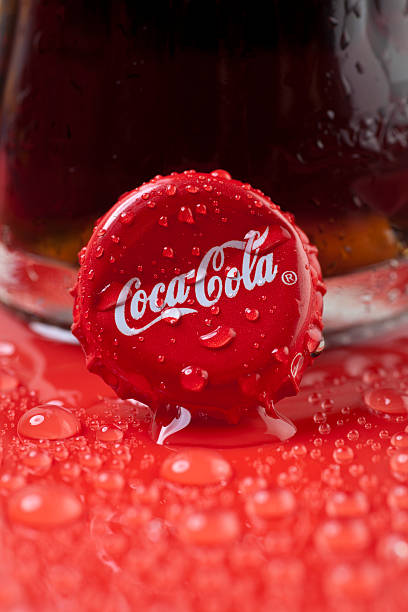 Istanbul, Turkey - October 9, 2011: Classical Coca-Cola bottle over the  white background in studio shoot