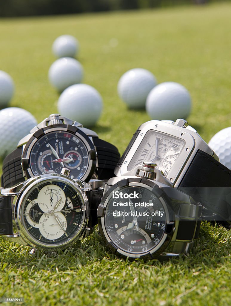 Luxury Mens Wristwatches Stock Photo - Download Image Now - Cartier, Watch  - Timepiece, Seiko - iStock