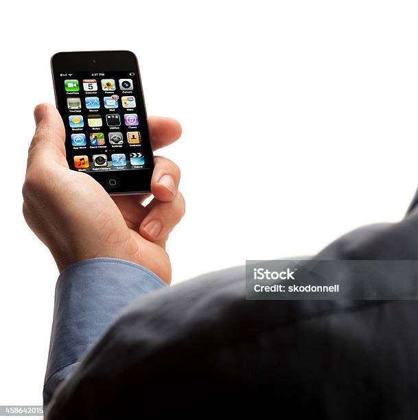 Apple Ipod Touch Stock Photo - Download Image Now - Adult, Arts Culture and Entertainment, Black Color