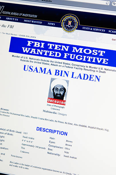 www.fbi.gov annunciare la morte di osama bin laden - bin laden foto e immagini stock