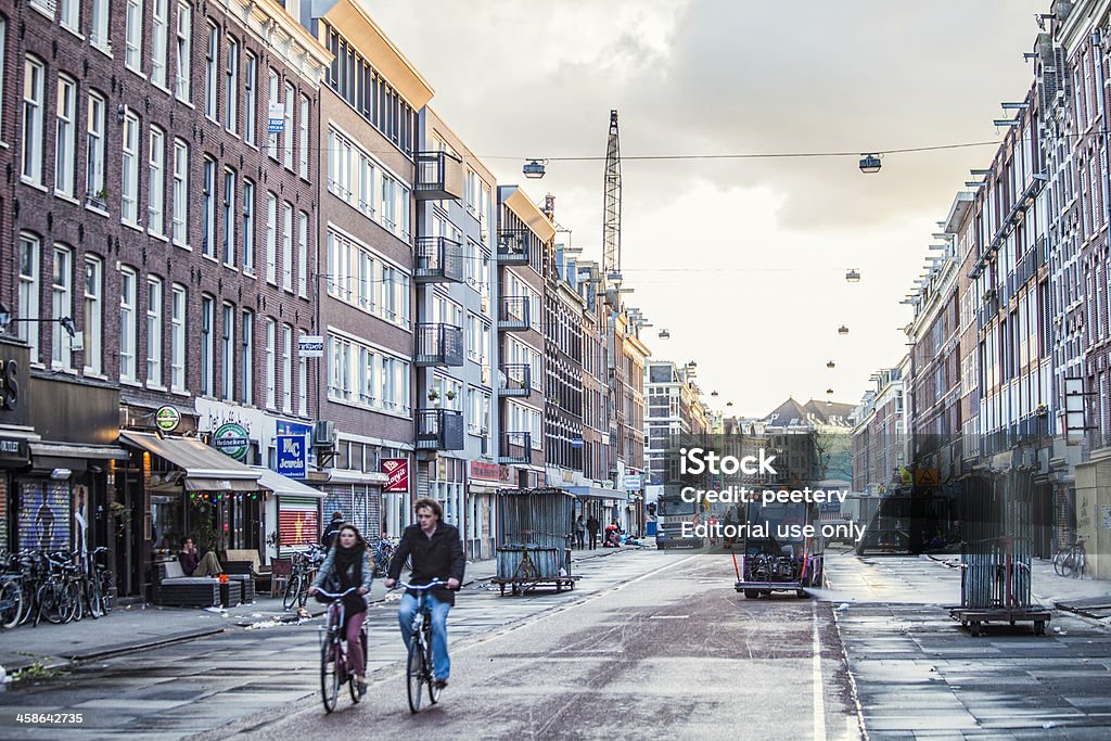 Calles de Amsterdam. - Foto de stock de Aire libre libre de derechos