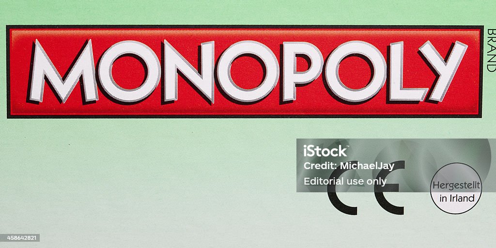 Monopoly-Board Game 브랜드약 레터링 상자에 - 로열티 프리 Monopoly 스톡 사진