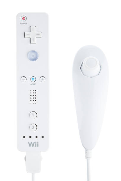 Booth Spuug uit aluminium Nintendo Wii Remote And Nunchuk Isolated On White Stock Photo - Download  Image Now - Nintendo Wii, Nunchaku, Leisure Games - iStock