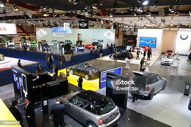 Mini Bmw And Mazda Motor Show Stock Photo - Download Image Now - BMW, Black Color, Car