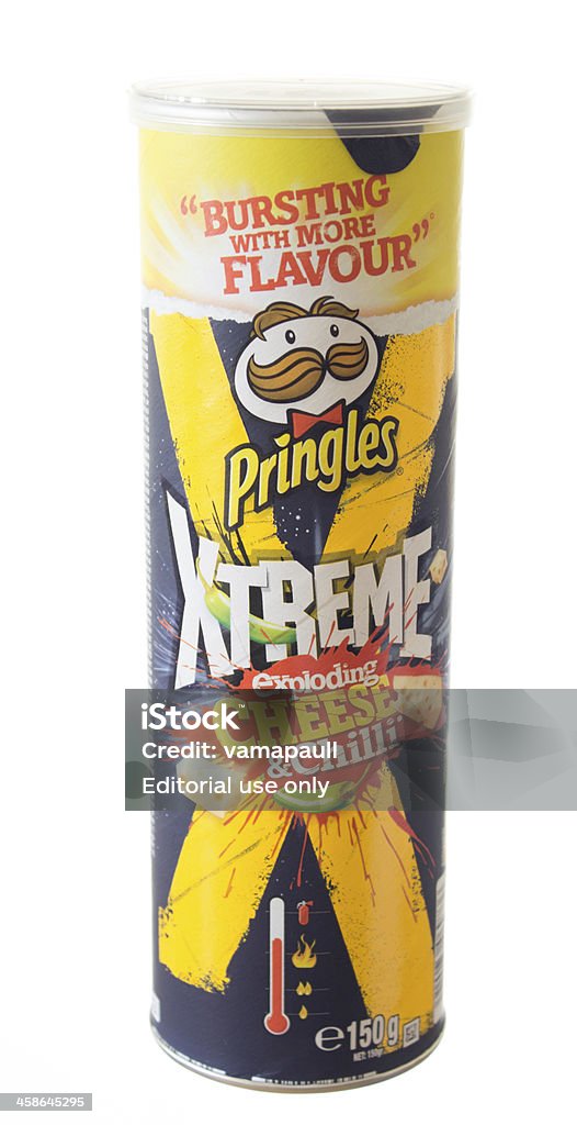 Pringles Aislado en blanco - Foto de stock de Alimento libre de derechos