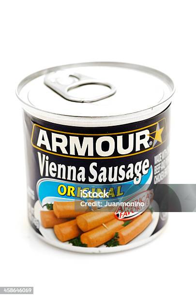 Can Of Vienna Sausage Stock Photo - Download Image Now - Vienna Sausage, Can, Aluminum