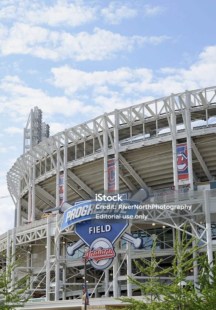 Progressive Field - Foto stock royalty-free di Cleveland - Ohio