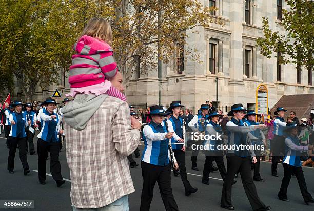 Watching A Parade Stock Photo - Download Image Now - ANZAC Day, Adelaide, Adult