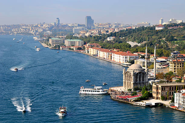 ortakoy, istanbul - moschea ortakoy foto e immagini stock