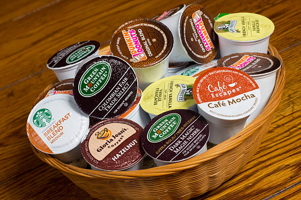 K-Cup Coffee Pods stock photo