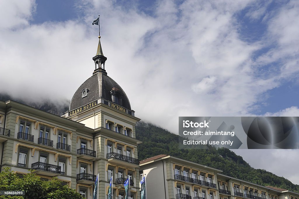 Grand Hotel Interlaken - Foto stock royalty-free di Albergo