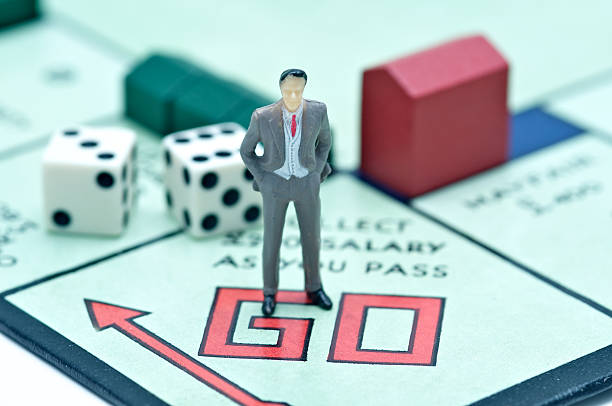 Risky Business stock photo