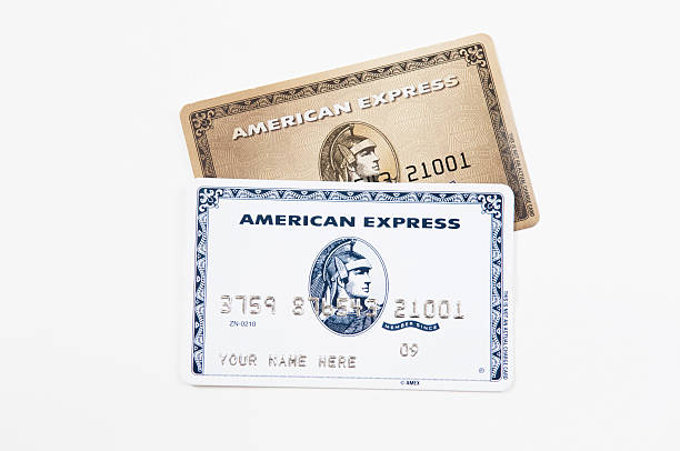 American Express Credit Cards stock photo