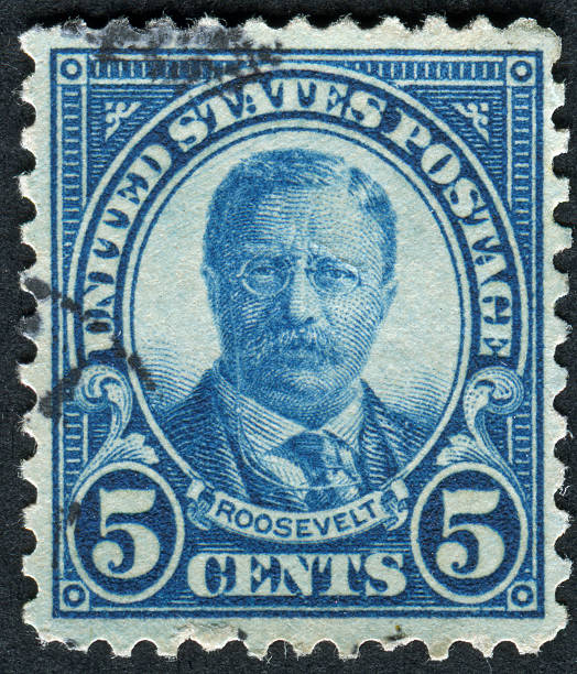 theodore roosevelt печать - nickel cent sign us coin old стоковые фото и изображения