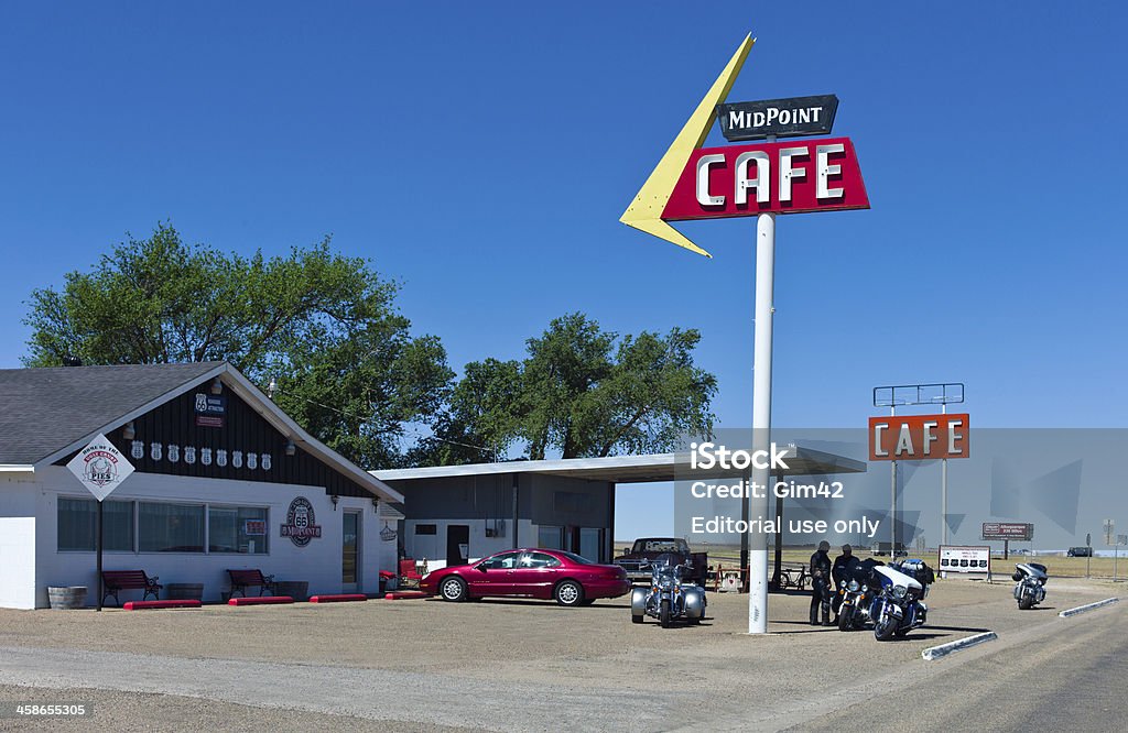 Route 66 - Foto stock royalty-free di Harley Davidson