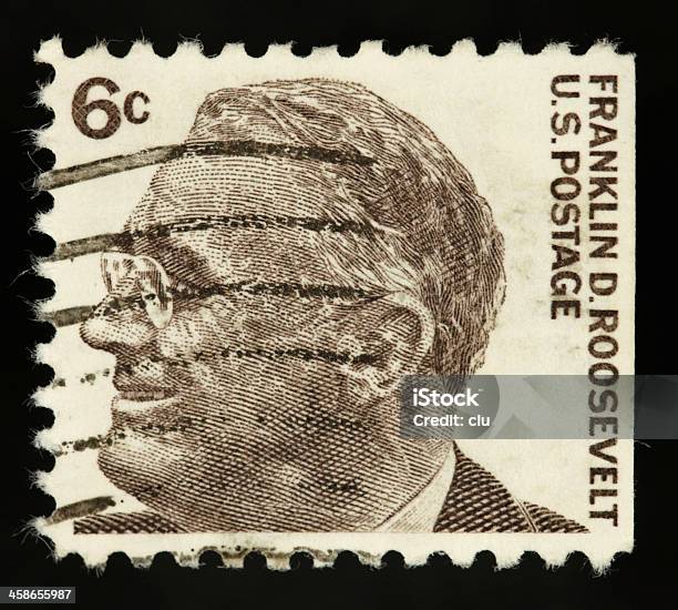 Uns Vintage Briefmarke Franklin D Roosevelt 6 Cent Stockfoto und mehr Bilder von Berühmte Persönlichkeit