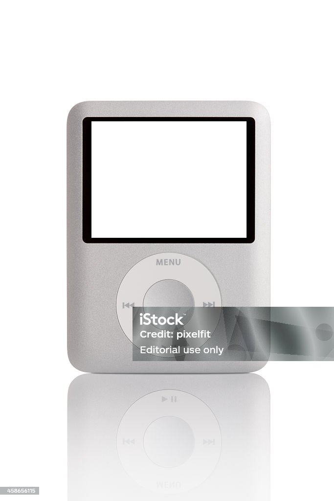 Silver iPod Nano troisième génération. - Photo de Baladeur MP3 libre de droits