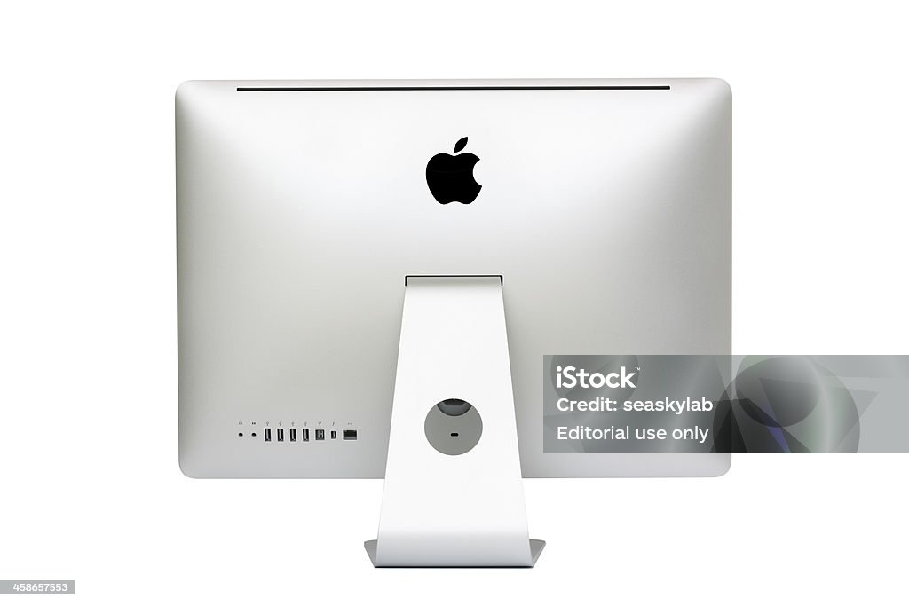 Nowy komputer iMac, w połowie 2011 modelu. - Zbiór zdjęć royalty-free (Monitor komputerowy)