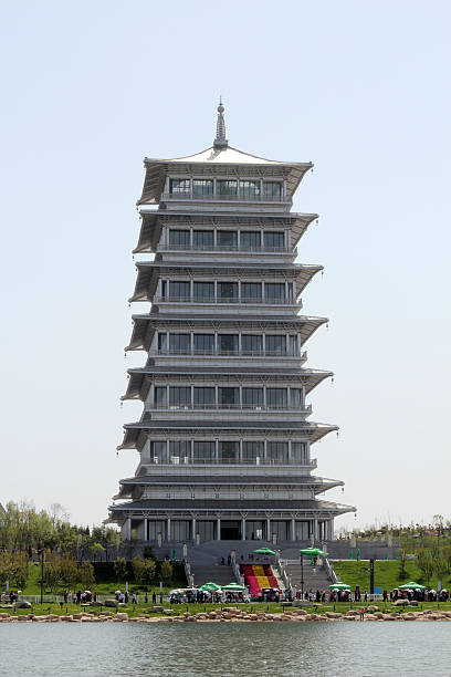 현대적이다 탑 - china xian contemporary built structure 뉴스 사진 이미지
