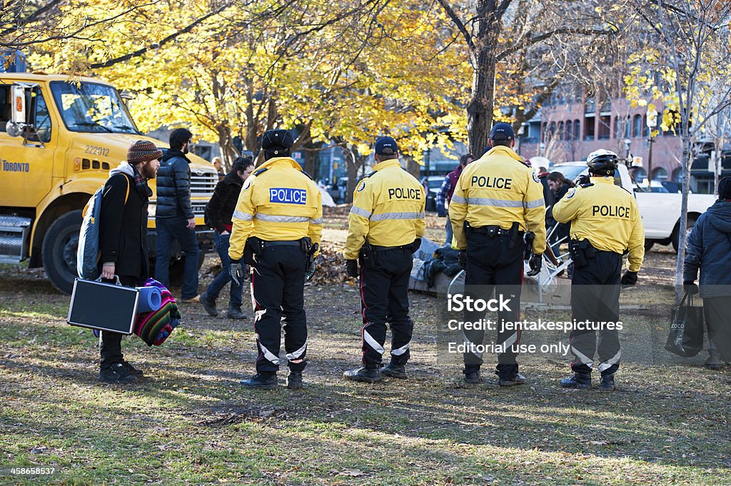 Occupy 토론토 - 로열티 프리 토론토-온타리오 스톡 사진