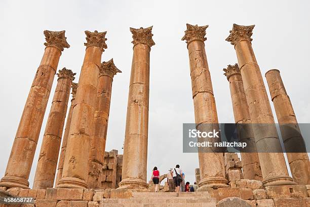 Римский Город Gerasa В Jerash Иордания — стоковые фотографии и другие картинки Аравийский полуостров - Аравийский полуостров, Горизонтальный, Джараш