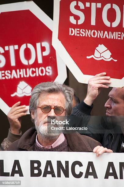 Plataforma Afectados Por Mortgage Foto de stock y más banco de imágenes de Abuso - Abuso, Actividades bancarias, Activista