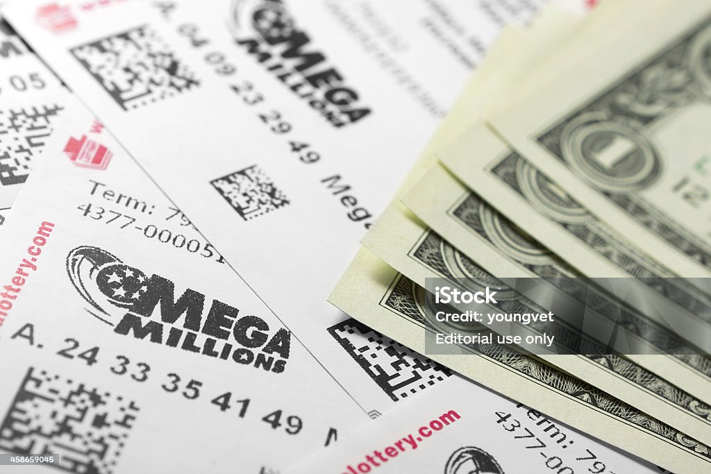 Mega 백만 복권 메가 밀리언에 대한 스톡 사진 및 기타 이미지 - 메가 밀리언, 통화, 1 달러 지폐-미국 지폐 통화 - Istock