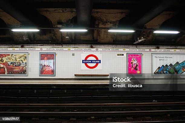 London Underground Euston Square Station Stock Photo - Download Image Now - Brand Name, British Culture, British Currency