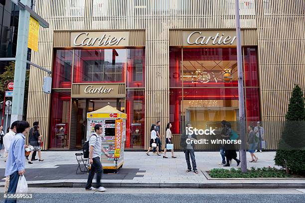 Boutique Di Cartier - Fotografie stock e altre immagini di Giappone - Giappone, Gioielli, Affari