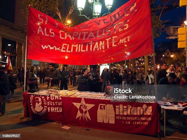 Generalstreik In Spanien Stockfoto und mehr Bilder von Barcelona - Spanien - Barcelona - Spanien, Demonstrant, Demonstration